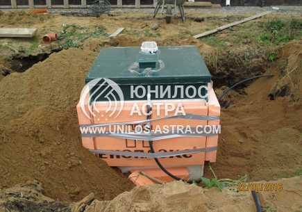 Установочные работы по септику Астра 5